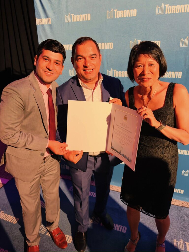 Honoured by the City of Toronto: NCCS Receives Certificate of Appreciation