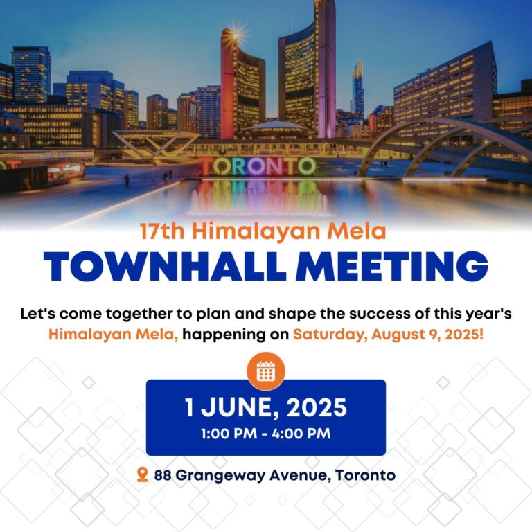 Join Us for the 17th Himalayan Mela Town Hall Meeting!